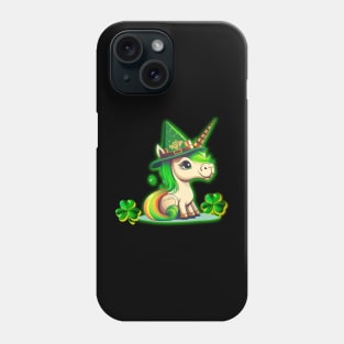 Cute and Funny St Patrick’s Day Unicorn Design Lepricorn Phone Case