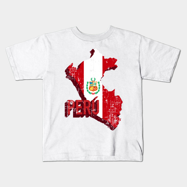 Mapa Del Peru Peru Kids T Shirt Teepublic