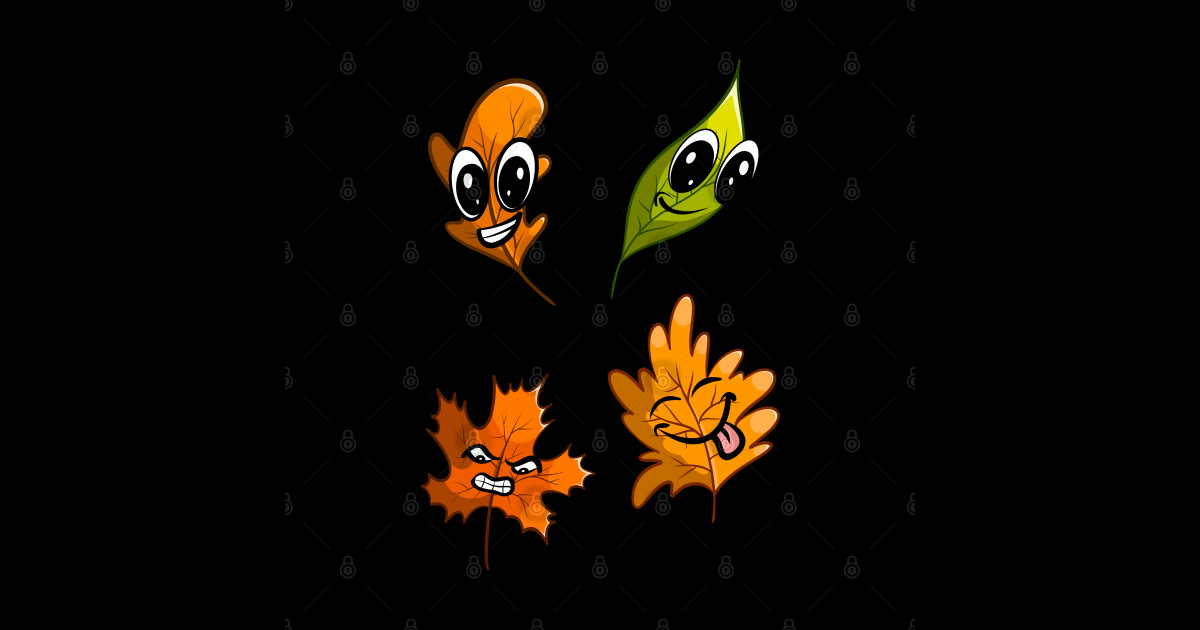 Fall autumn leaves emote - Fall Autumn Leaves Emote - Sticker | TeePublic