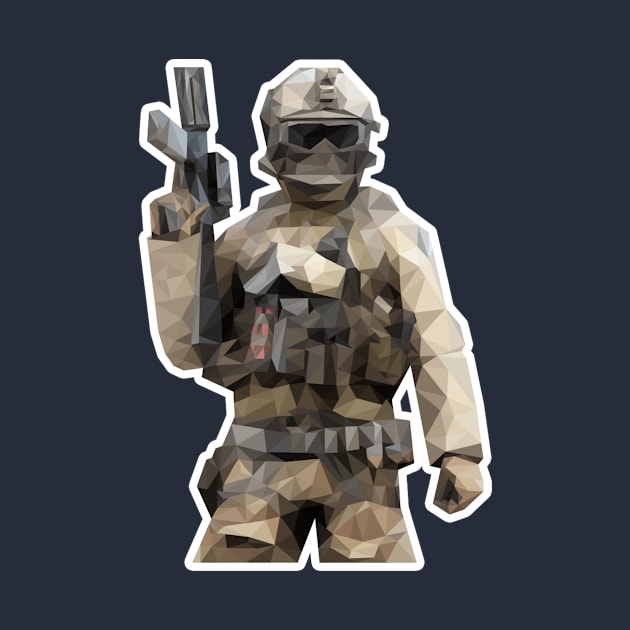 Poly Soldier by jesse_kyle_