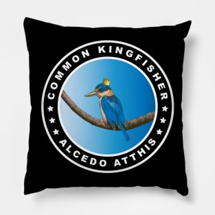 Cute Common Kingfisher (Alcedo Atthis) Bird Pillow