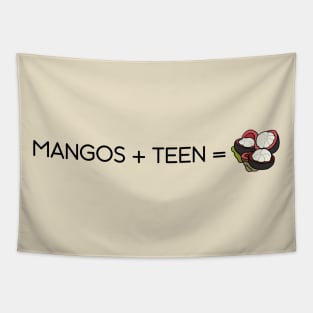 Funny I love mangosteen Tapestry