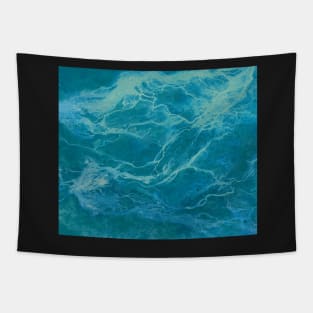 Texture blue landscape pattern Tapestry