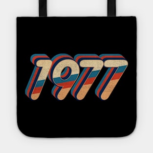 1977 - vintage retro 70s future b Tote