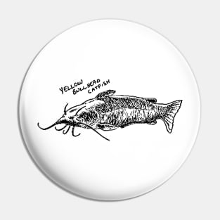 Yellow Bullhead Catfish Pin