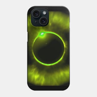 Yellow Solar Eclipse Phone Case