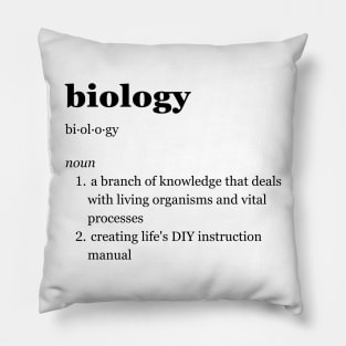 Biology Pillow