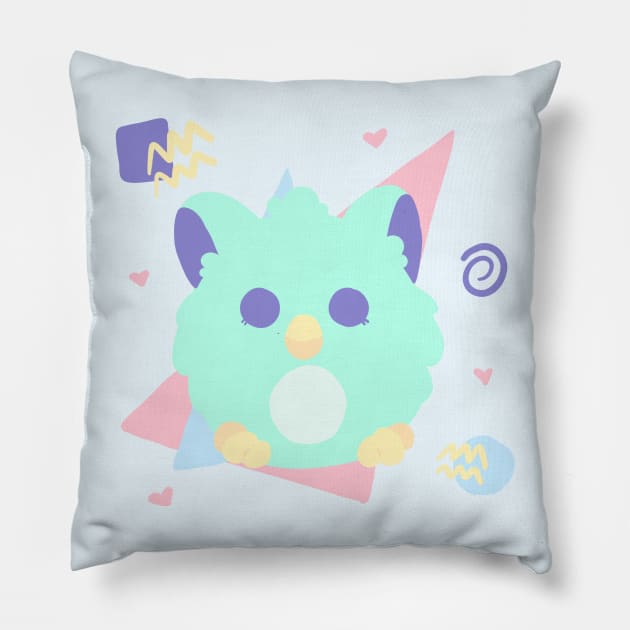 Furby (Blue) Pillow by thighhighsenpai