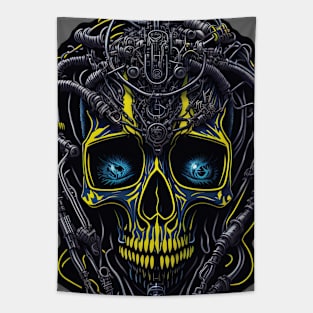 Cyborg Heads S02 D75 Tapestry