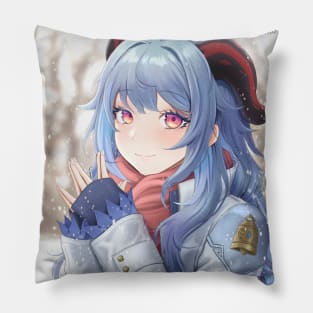 Casual Winter Ganyu Pillow