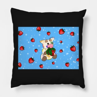 Rainbow Cow Pillow