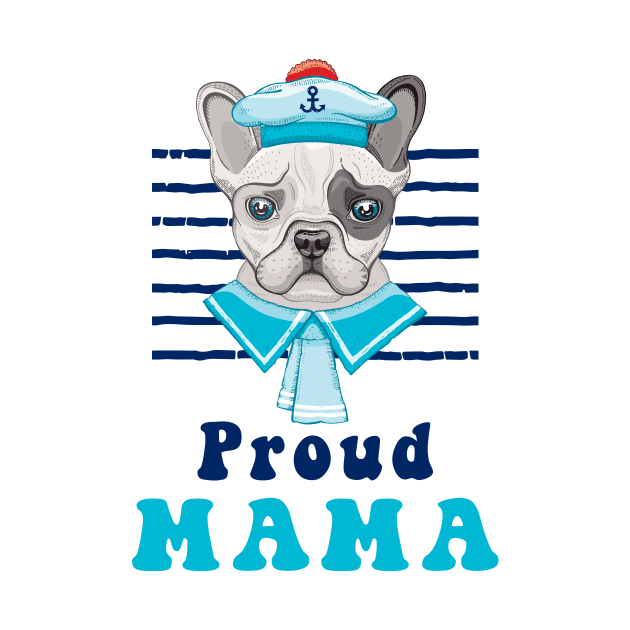 Groovy French bulldog mama - The nerdy French bulldog lover shirt by Novelty-art