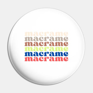 macrame Pin