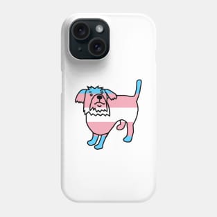 Transgender Pride Flag Dog Phone Case