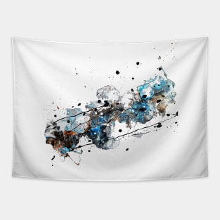 abstract art image modern flower pattern Tapestry