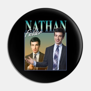 Nathan Fielder Vintage Retro Pin