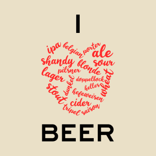 I Love Beer T-Shirt