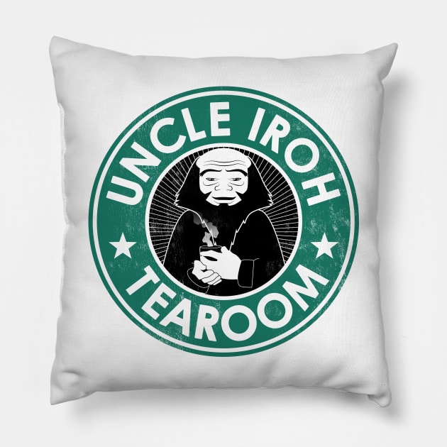 Uncle Iroh Tearoom Pillow by ggiuliafilippini