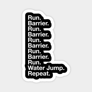 Steeplechase Track and Field Running Run Barrier Magnet