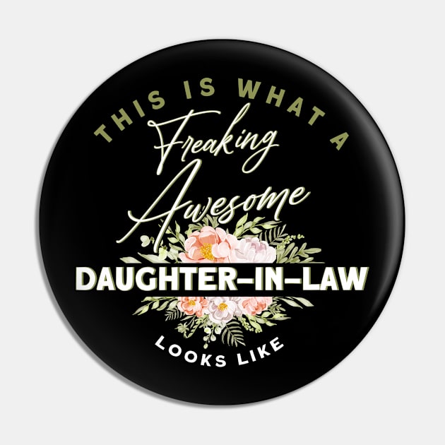 Daughter Family Reunion Daughter-In-Law Pin by Toeffishirts