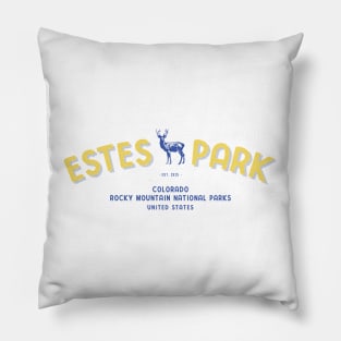 Estes Park Colorado Rocky Mountain National Park | Souvenirs | Gifts Pillow