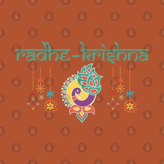 Radhe Krishna by BhakTees&Things