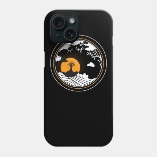 sun and tree Phone Case