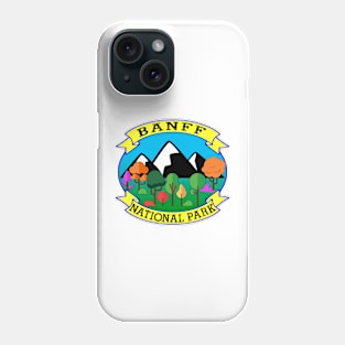 BANFF NATIONAL PARK ALBERTA CANADA Skiing Ski Mountain Mountains Boating Hiking Phone Case