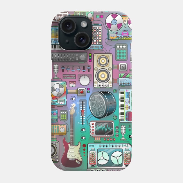 Musical Devices - 1 Phone Case by Master Spektr