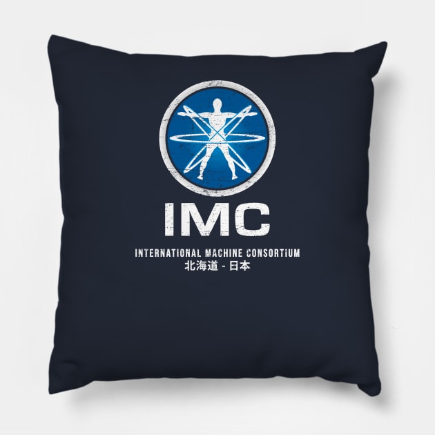 IMC (aged look) Pillow by MoviTees.com