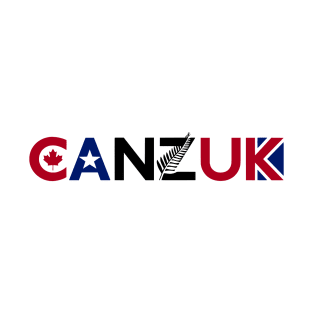 CANZUK - Symbols and National Colours T-Shirt