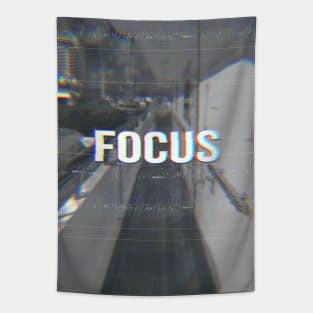 Focus motivational words Tapestry