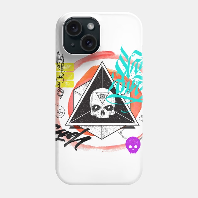 Skull Phone Case by NJORDUR