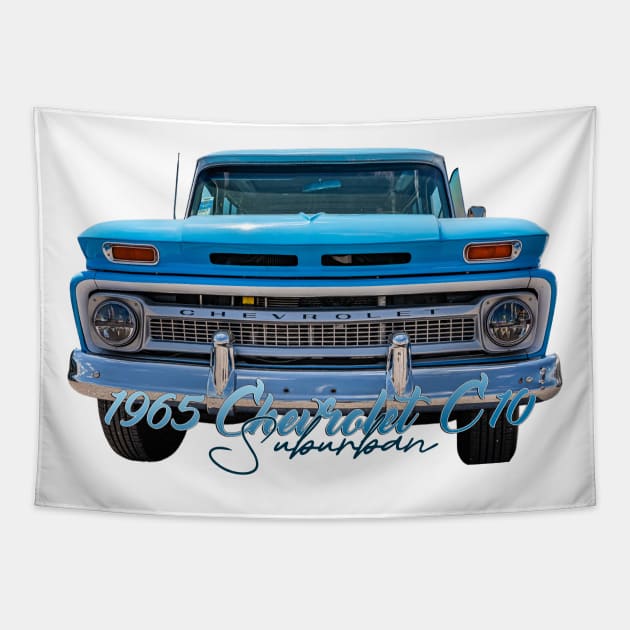 1965 Chevrolet C10 Suburban Tapestry by Gestalt Imagery