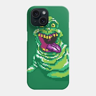 Ghostbusters Slimer Pixel Art Phone Case