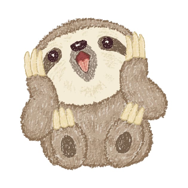 Surprised Sloth by sanogawa