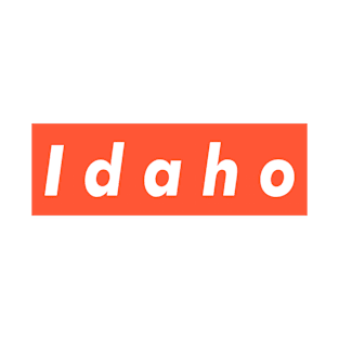 Idaho White Orange T-Shirt