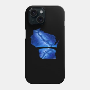 Wisconsin Silhouette - Milky Way Phone Case