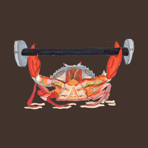 workout crab by Salty Pretzel
