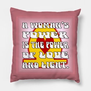 Woman's Power Pillow