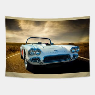 1961 Corvette Roadster Tapestry