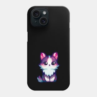 Cute fluffy cat Phone Case