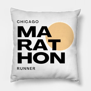 Chicago Marathon Runner - Chicago Marathon Pillow