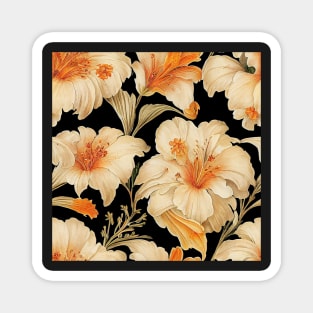 Ivory Cream Daylily Magnet