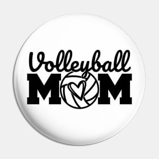 Volleyball Mom love volleyball fan player Pin