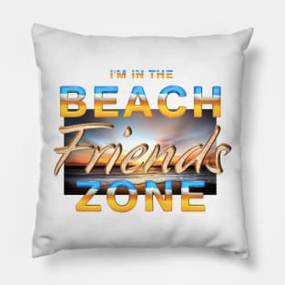 Beach Friends Zone Pillow