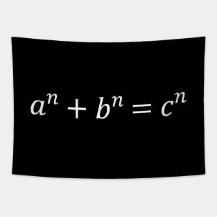 Fermat's Last Theorem (White) Tapestry