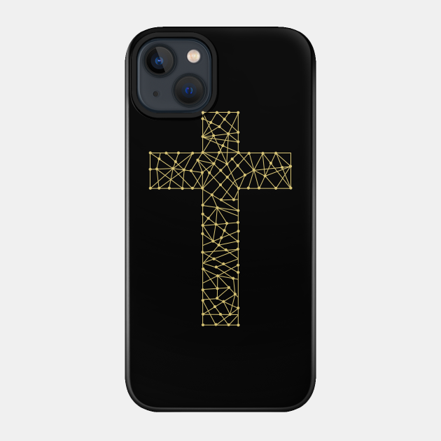 Jesus cross - Jesus Saves - Phone Case