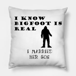 My Mother in Law is Bigfoot Pillow