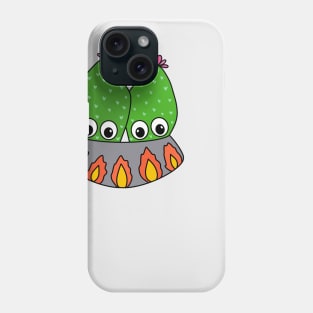 Cute Cactus Design #310: Cacti Couple In A Nice Pot Phone Case